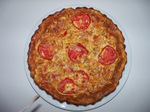 quiche au poulet sans pâte